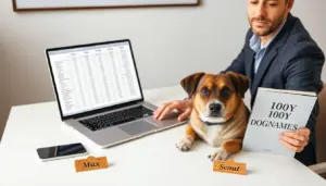 1000 boy dog names