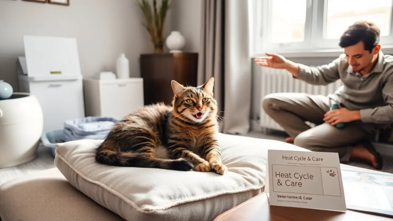 cat in heat behavior