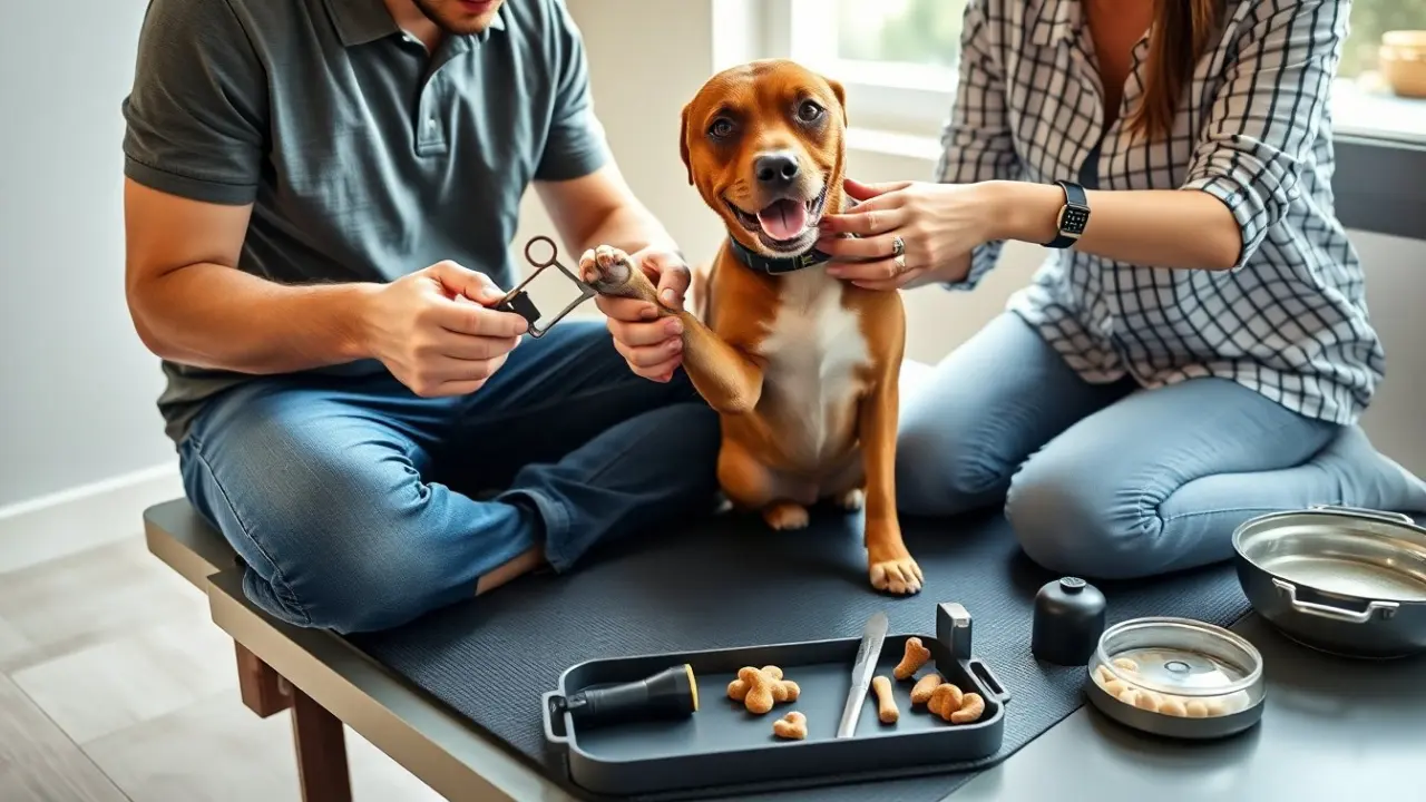how to trim dog nails