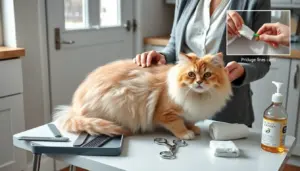 how to groom a persian cat