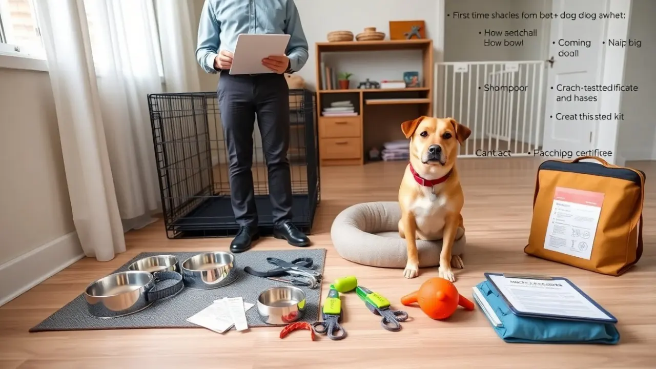 first time dog owner checklist